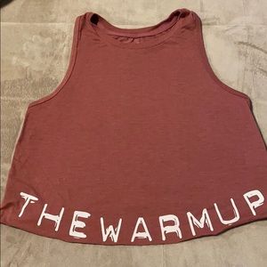 Crop workout tank